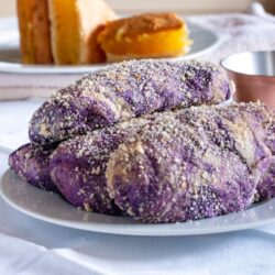 Ube Spanish Bread